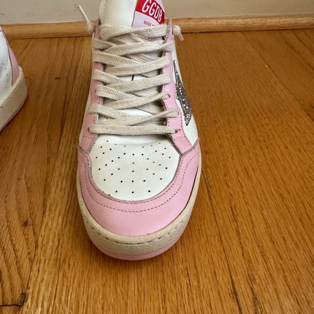 Golden Goose Ball star Pink with Silver Glitter size 39 - Picture 7 of 14
